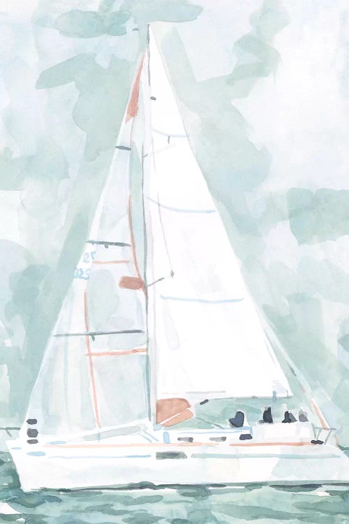 Soft Sailboat II by Emma Scarvey wall art