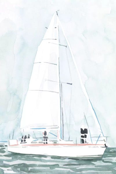 Soft Sailboat III by Emma Scarvey canvas print