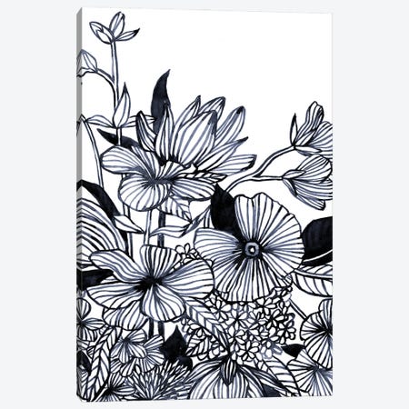 Wildflower Tangle I Canvas Print #EMS264} by Emma Scarvey Canvas Print