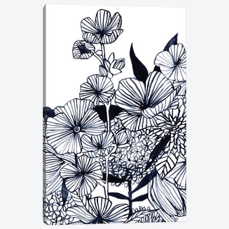 Wildflower Tangle III Canvas Print #EMS266} by Emma Scarvey Art Print