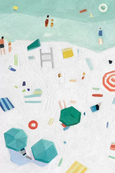 Beach Vista I by Emma Scarvey framed wall art