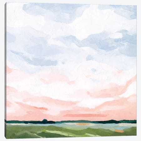 Pink Morning Horizon I Canvas Print #EMS288} by Emma Scarvey Canvas Wall Art