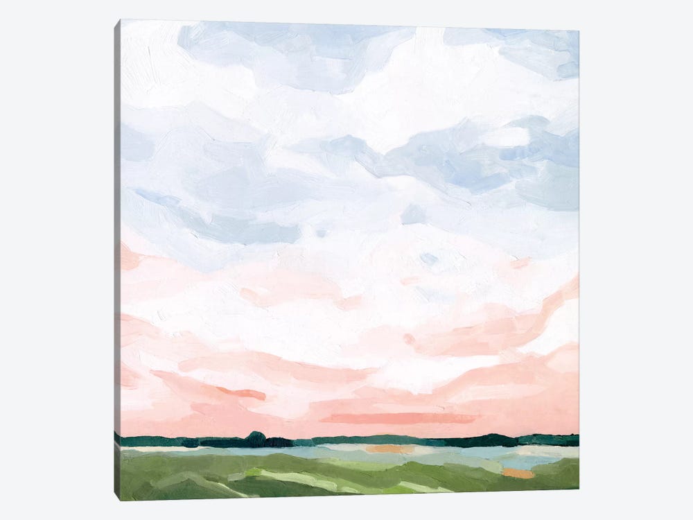 Pink Morning Horizon I by Emma Scarvey 1-piece Canvas Print