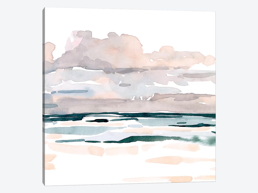 Soft Coastal Abstract I by Emma Scarvey 1-piece Canvas Print