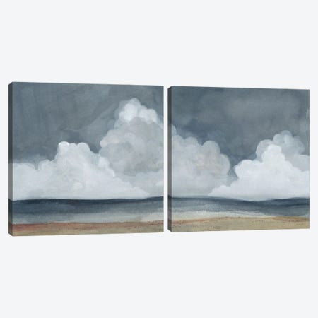 Cloud Landscape Diptych Canvas Print Set #EMS2HSET001} by Emma Scarvey Canvas Art Print