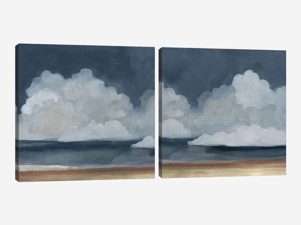 Cloud Landscape Diptych by Emma Scarvey 2-piece Canvas Print