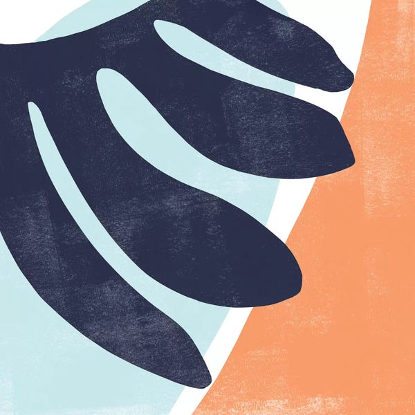 Tropical Leaves: Bright Wave I by Emma Scarvey