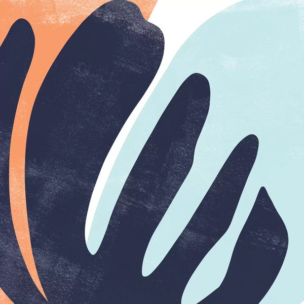 Tropical Leaves: Bright Wave II by Emma Scarvey