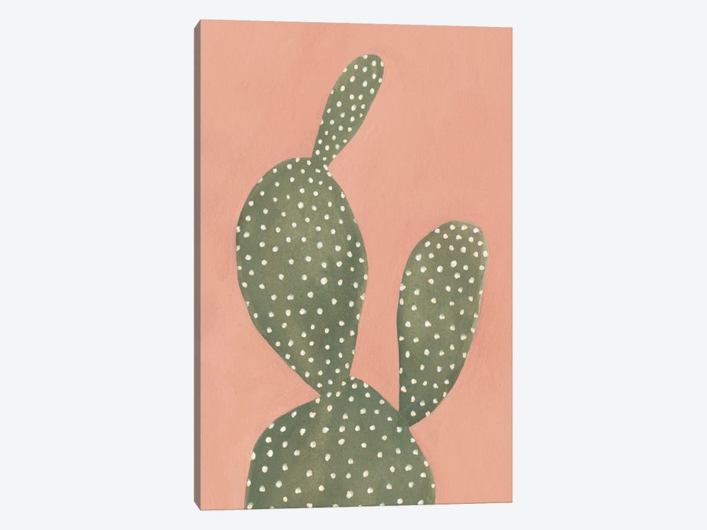 Coral Cacti I by Emma Scarvey 1-piece Canvas Wall Art