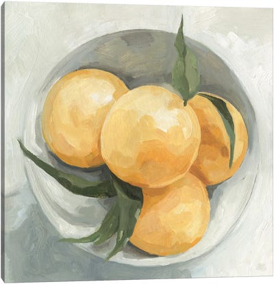 Fruit Bowl I Canvas Art Print - Food & Drink Still Life