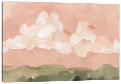 Pink Haze Sunset I Canvas Art Print - Emma Scarvey
