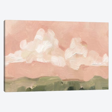 Pink Haze Sunset I Canvas Print #EMS76} by Emma Scarvey Canvas Art Print