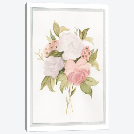 Soft Bouquet I Canvas Print #EMS80} by Emma Scarvey Art Print
