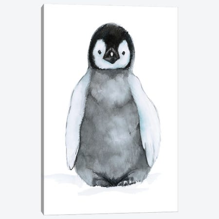 Baby Penguin Canvas Print #EMV5} by Elena Markelova Canvas Art