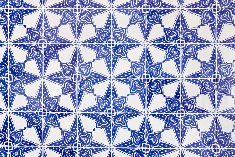 Tunis, Tunisia. Geometric Pattern Of Decorative Tiles.