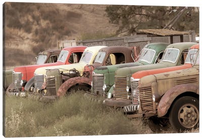 USA, Washington State, Whitman County, Palouse Colfax Old Trucks Canvas Art Print