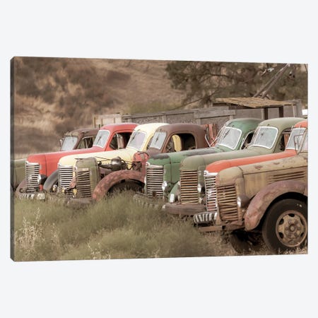 USA, Washington State, Whitman County, Palouse Colfax Old Trucks Canvas Print #EMW3} by Emily M Wilson Canvas Wall Art