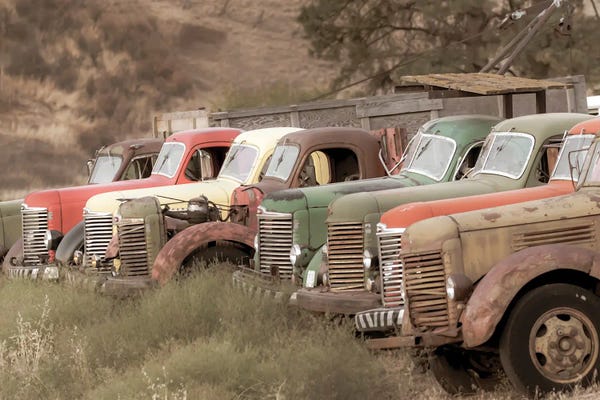 Emily M Wilson: USA, Washington State, Whitman County, Palouse Colfax Old Trucks by Emily M Wilson
