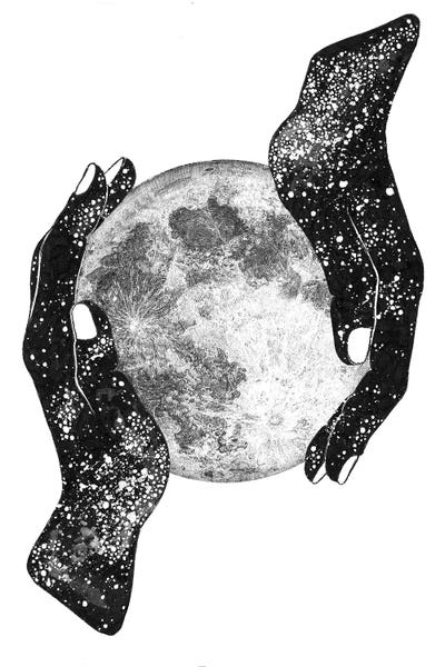 Black & White Drawings & Illustrations: The Magic Of The Universe by Ella Mazur
