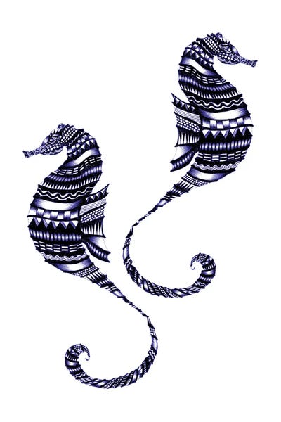 Embellished Animals: Galloping Underwater by Ella Mazur