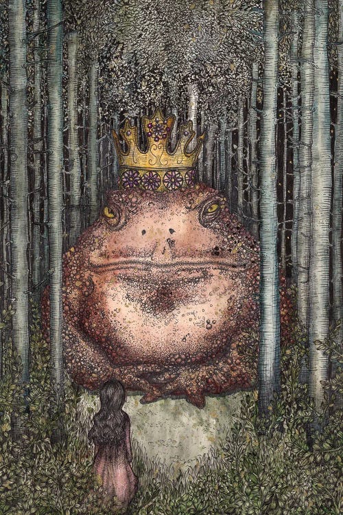 The Toad King by Ella Mazur wall art