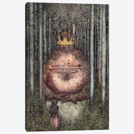 The Toad King Canvas Print #EMZ108} by Ella Mazur Canvas Print