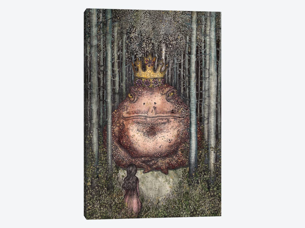 The Toad King by Ella Mazur 1-piece Canvas Wall Art