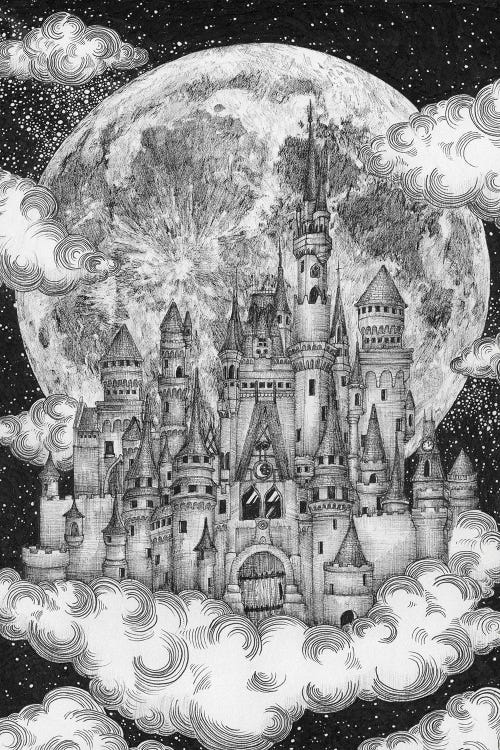 Magic Moon Kingdom by Ella Mazur wall art