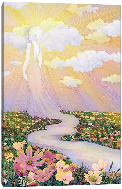 Dawn Spirit Of The River And Sky Canvas Art Print - Ella Mazur