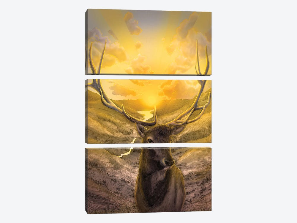 Rise With The Sun by Ella Mazur 3-piece Canvas Art