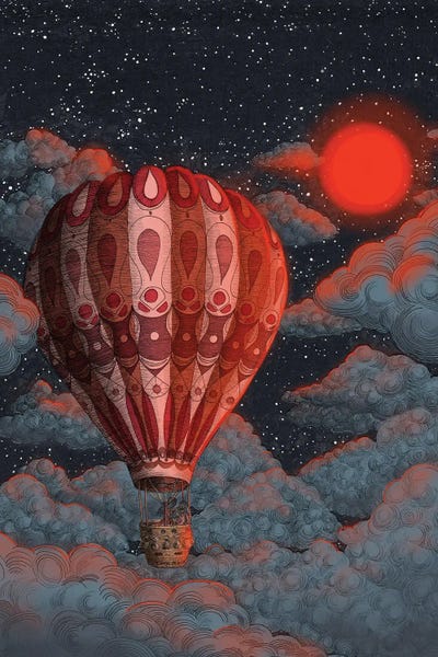 Hot Air Balloons: Adventure Awaits Colour Version by Ella Mazur