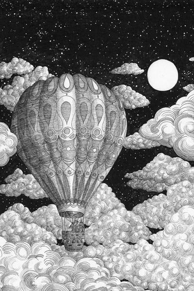 Adventure Awaits by Ella Mazur framed wall art