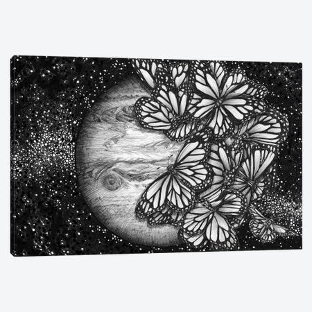 Jupiter's Butterflies Canvas Print #EMZ22} by Ella Mazur Canvas Artwork