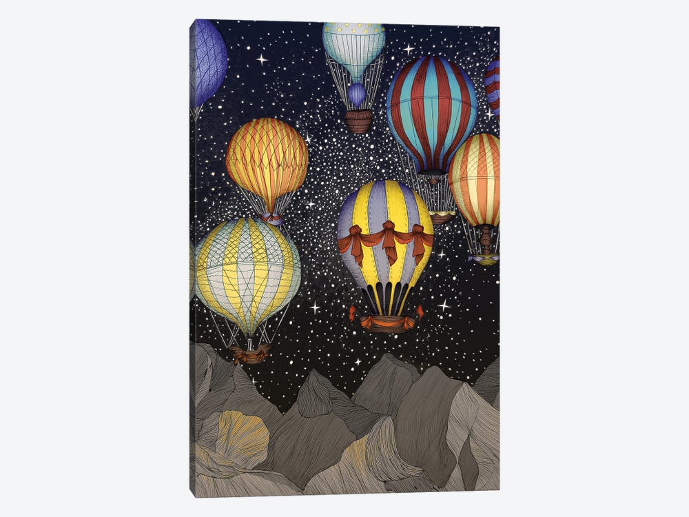 Night Flight Colour Version by Ella Mazur 1-piece Canvas Art Print