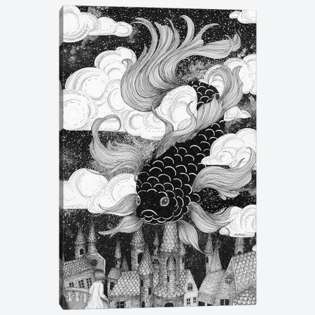The Sky Fish Canvas Print #EMZ31} by Ella Mazur Canvas Print