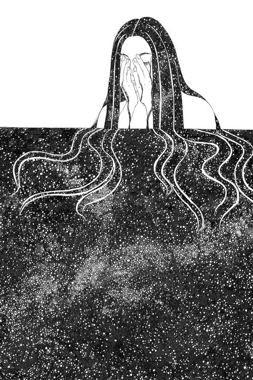 She Weeps by Ella Mazur wall art