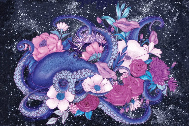 Magic Ocean The Octopus by Ella Mazur wall art