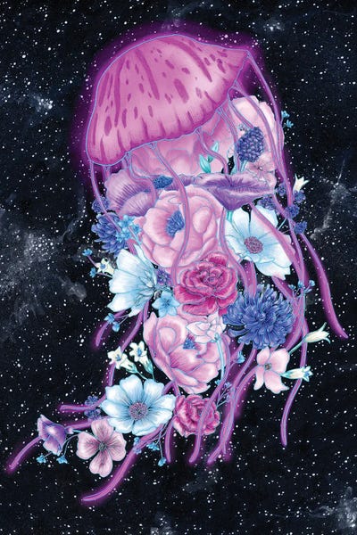 Embellished Animals: Magic Ocean The Jellyfish by Ella Mazur