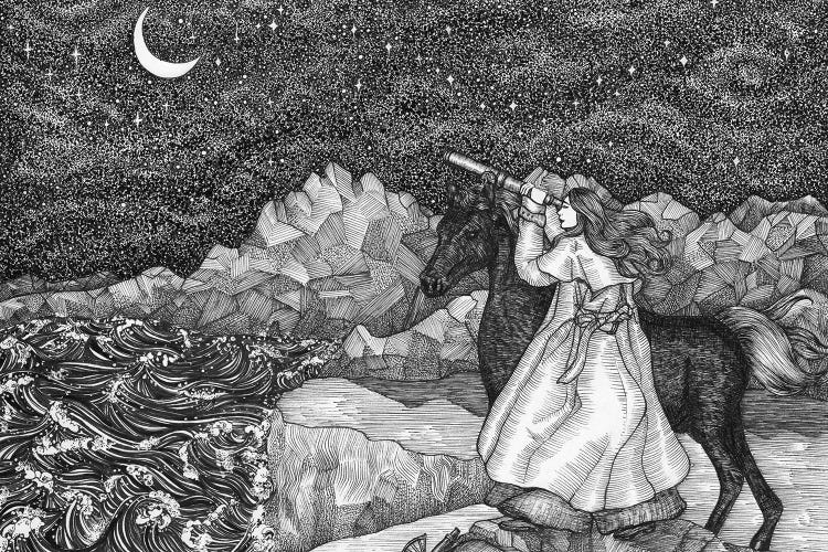 The Stargazer by Ella Mazur wall art