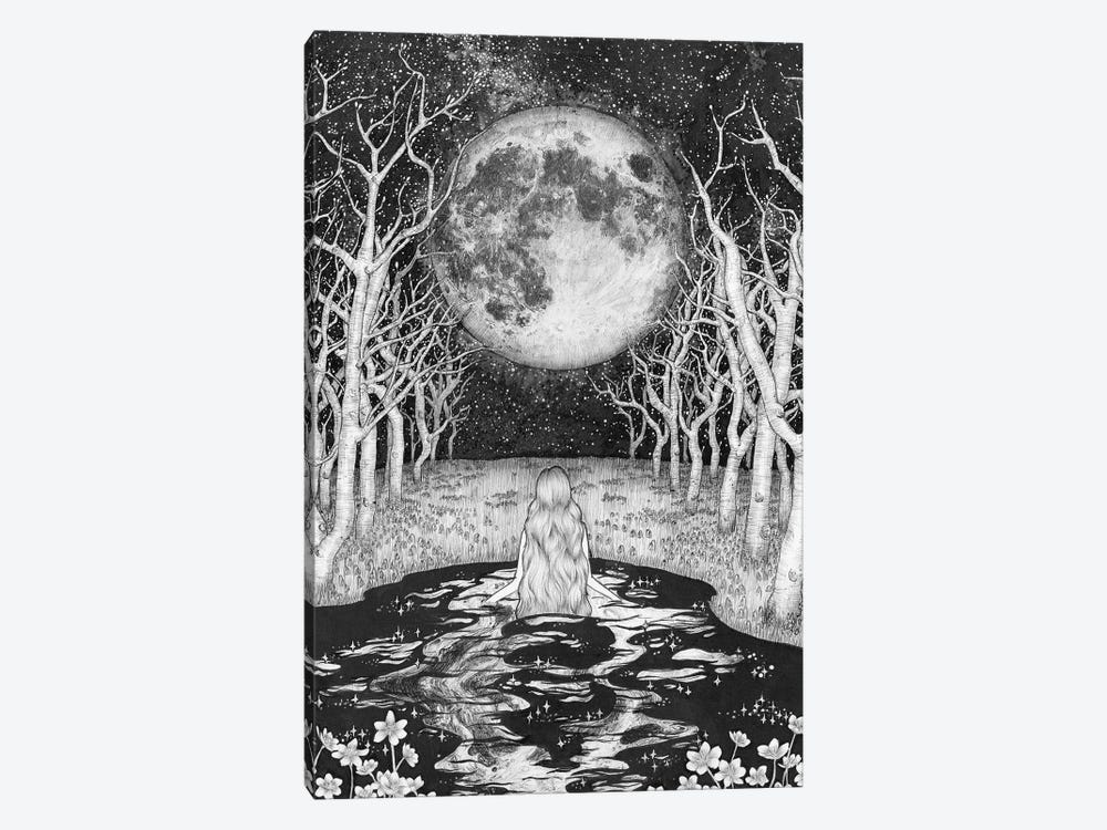 The Moonlight Bather by Ella Mazur 1-piece Art Print