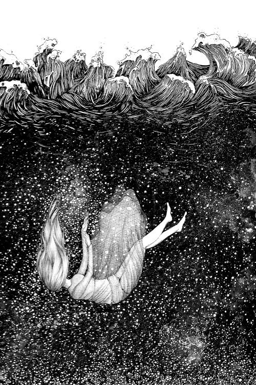 The Stars Beneath The Waves by Ella Mazur wall art