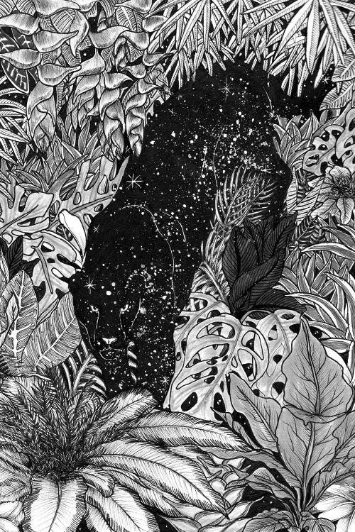 The Jungle At Night by Ella Mazur wall art