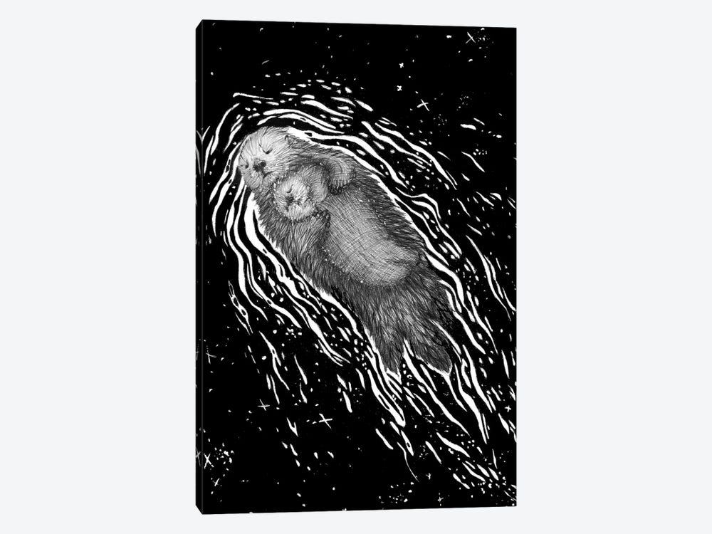 Sweet Dreams Little Otter by Ella Mazur 1-piece Art Print