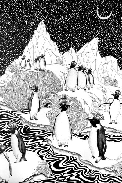 Penguins: Too Many Kings by Ella Mazur
