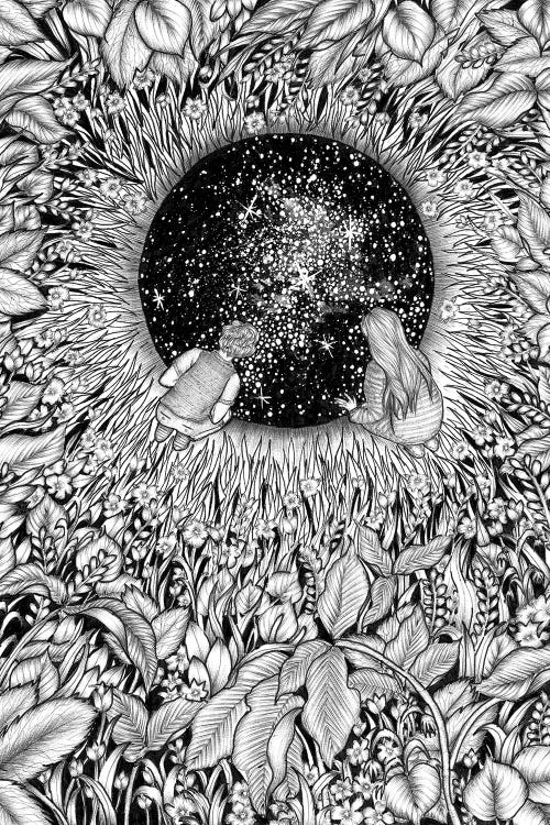 The Hole We Found In The Garden by Ella Mazur wall art