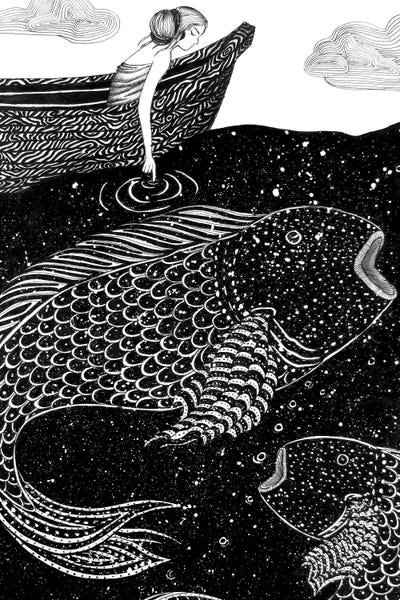 Koi: The Shimmering Sea Lights by Ella Mazur