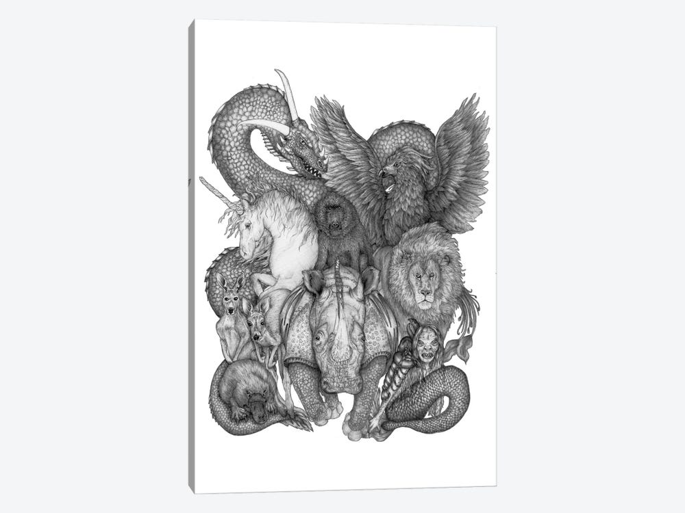 The Impossible Menagerie by Ella Mazur 1-piece Art Print