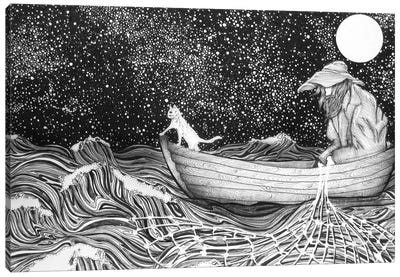 The Fisherman's Companion Canvas Art Print - Ella Mazur