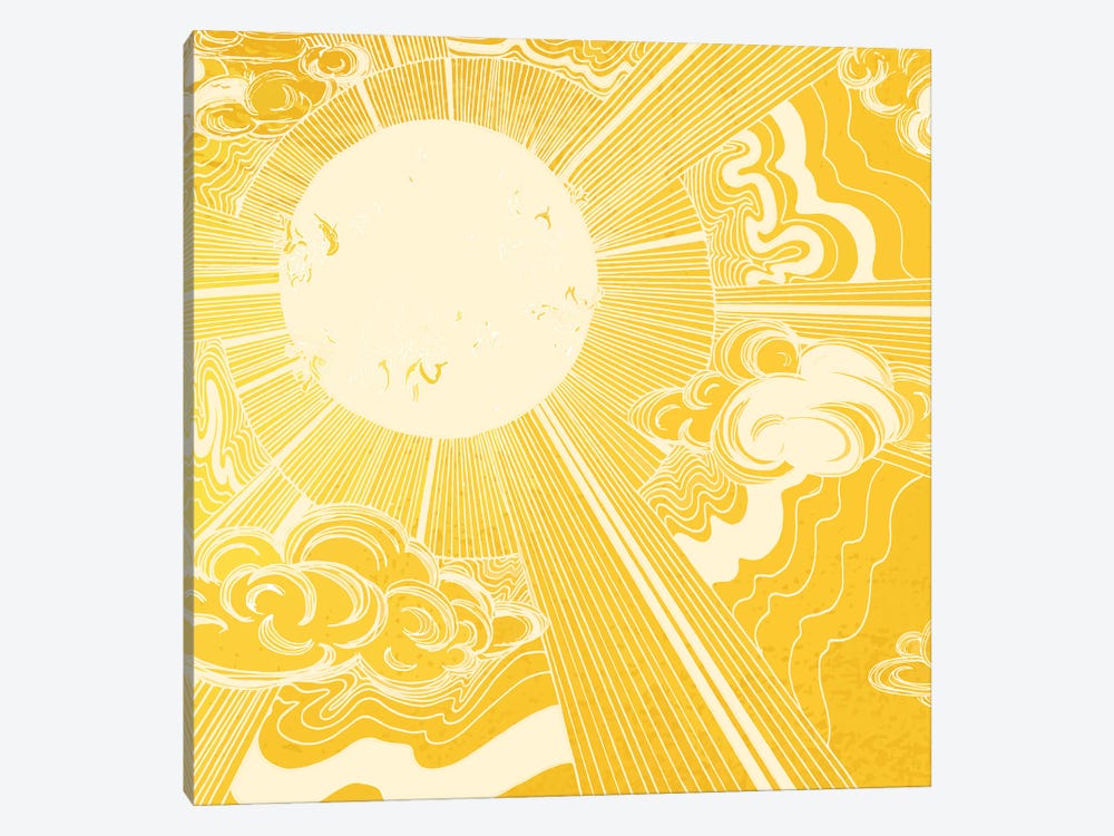 Solar Flare by Ella Mazur 1-piece Canvas Wall Art