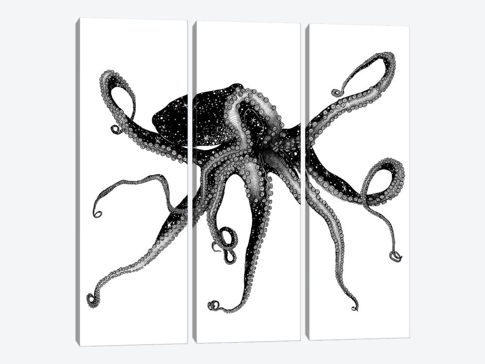 Cosmic Octopus by Ella Mazur 3-piece Art Print